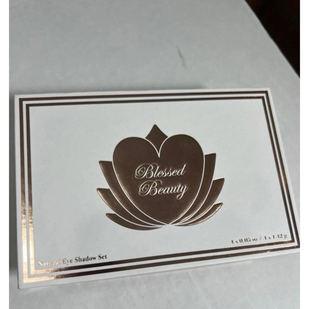 Blessed Beauty Natural Eyeshadow Set Rose Expresso Plum Taupe 0.05 oz